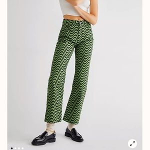 Brand new ragged priest lime wave jeans